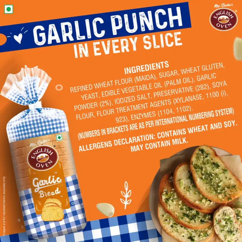 English-Oven-Garlic-Bread-ingredients English Oven Garlic Bread