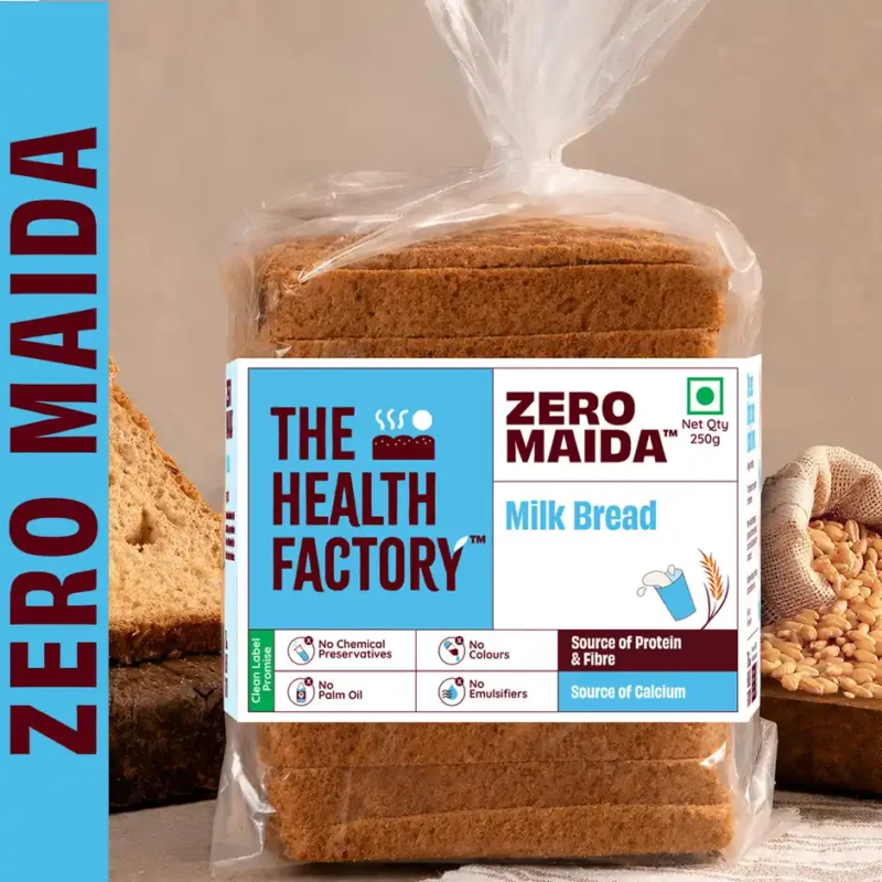 The-Health-Factory-Milk-Bread-Zero-Maida-Source-of-Calcium-Fibre-Whole-Wheat-Bread The Health Factory Milk Bread