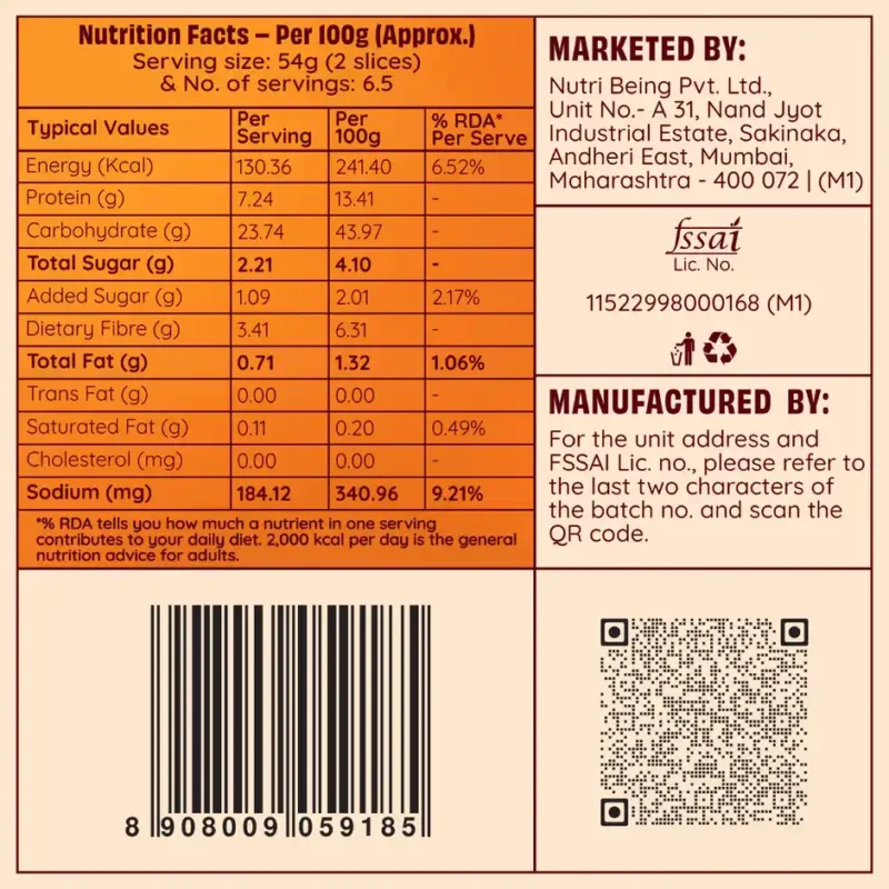 The Health Factory Whole Wheat Bread