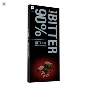 Amul Bitter 90% Intense Dark Chocolate