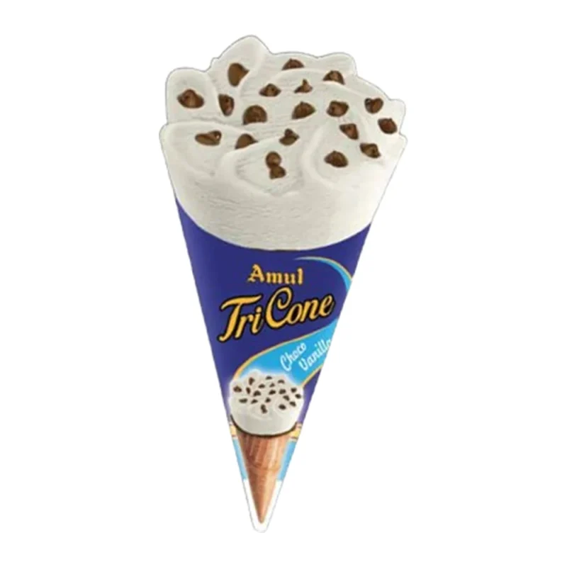 Amul Tricone Choco Vanilla