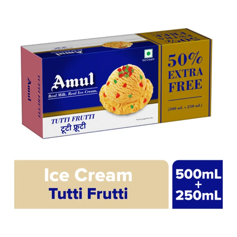 Amul Tutti Frutti Ice Cream