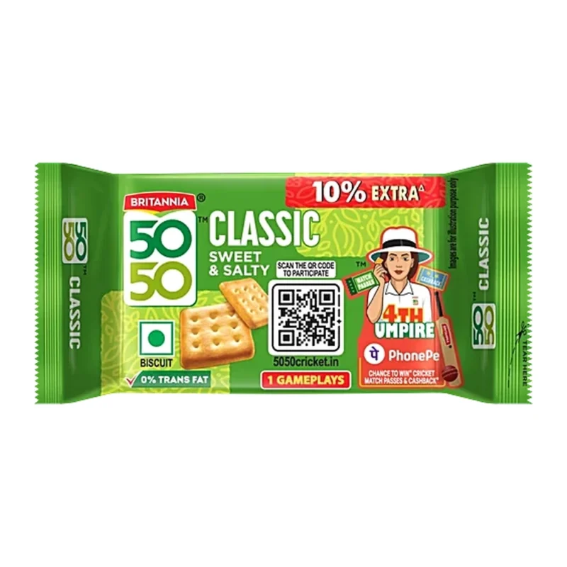 Britannia 50-50 Sweet & Salty