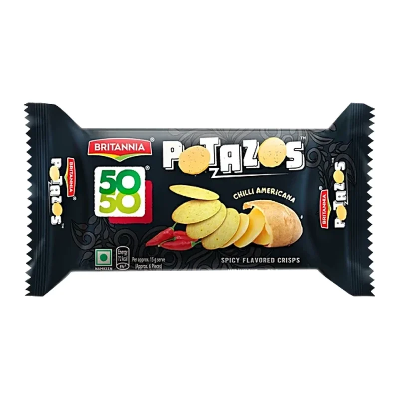 Britannia 50-50 Potazos Chilli Americana