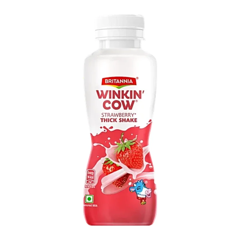 Britannia Winkin' Cow Strawberry Milkshake