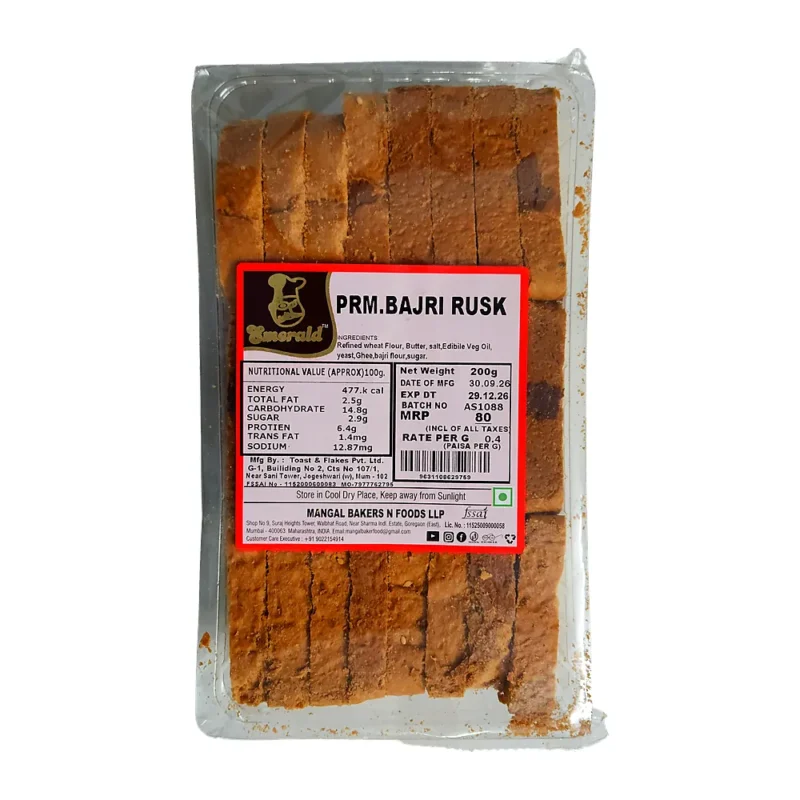 Emerald Premium Bajri Rusk